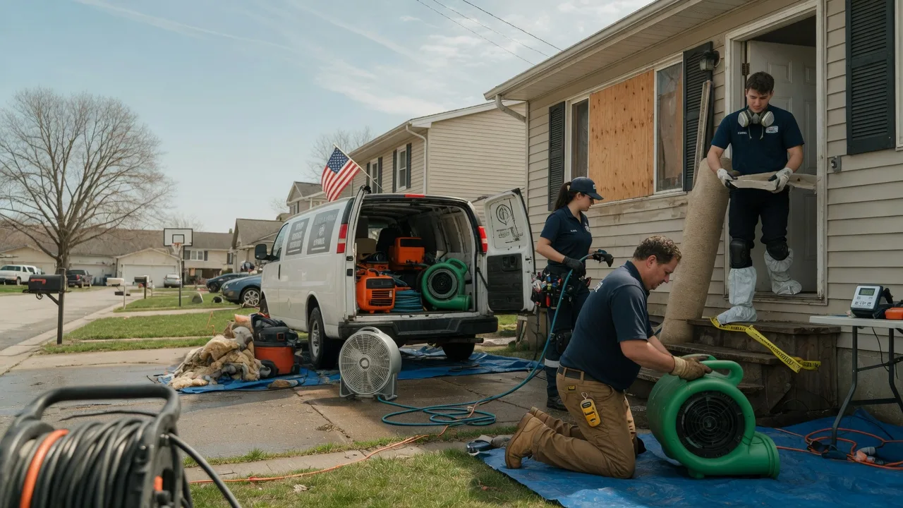 Water Damage Restoration in Beaumont, KS near me